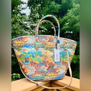 Brahmin Mira Colorado Melbourne Leather Large Tote Bag NWT